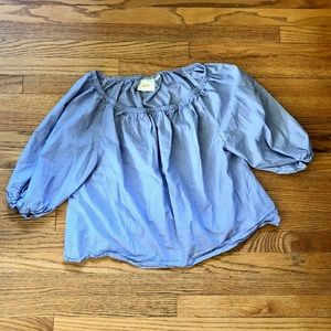 Anthropology one shoulder top